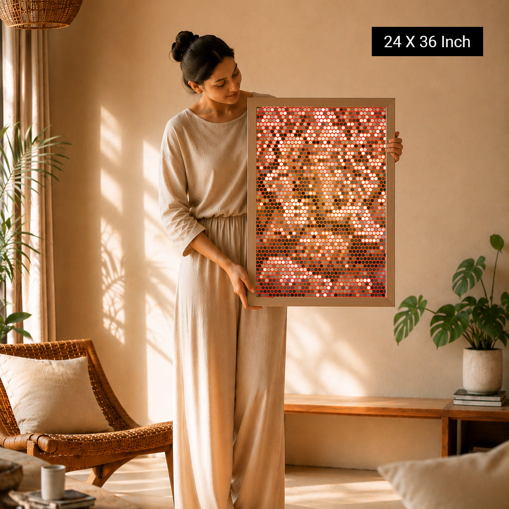 Flowing energy kinetic canvas print for holistic health spaces