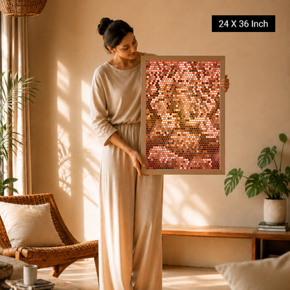 Flowing energy kinetic canvas print for holistic health spaces