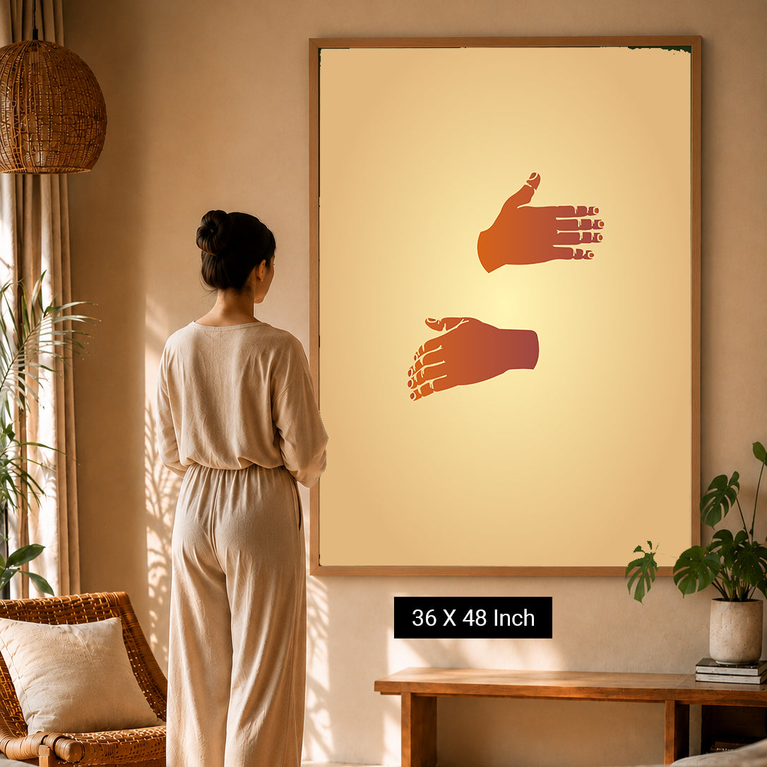 Flowing pastel liquid canvas print for better sleep quality