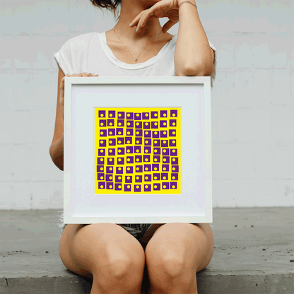 Fluid visual distortion art print for creative inspiration