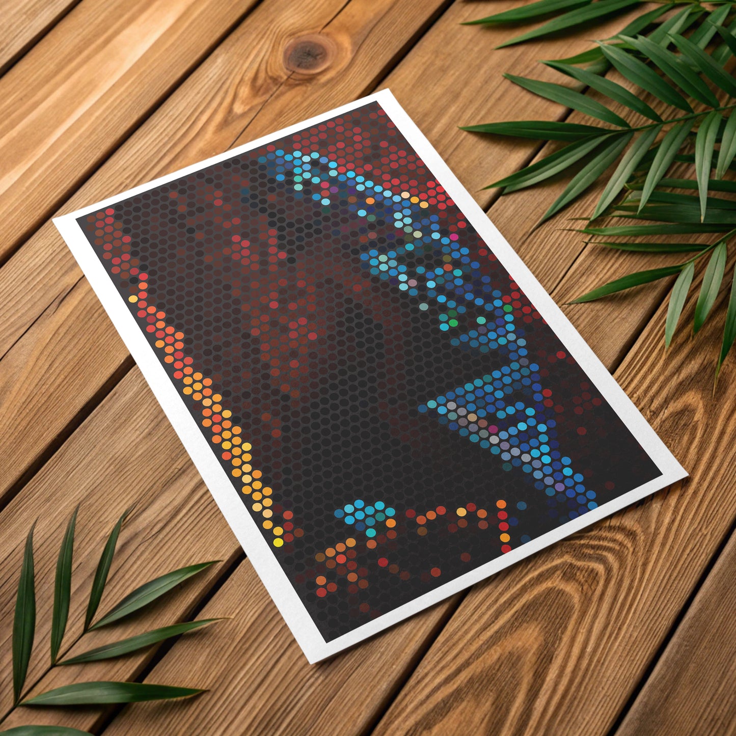 Gallery grade fade-proof wall art print for clinical environments