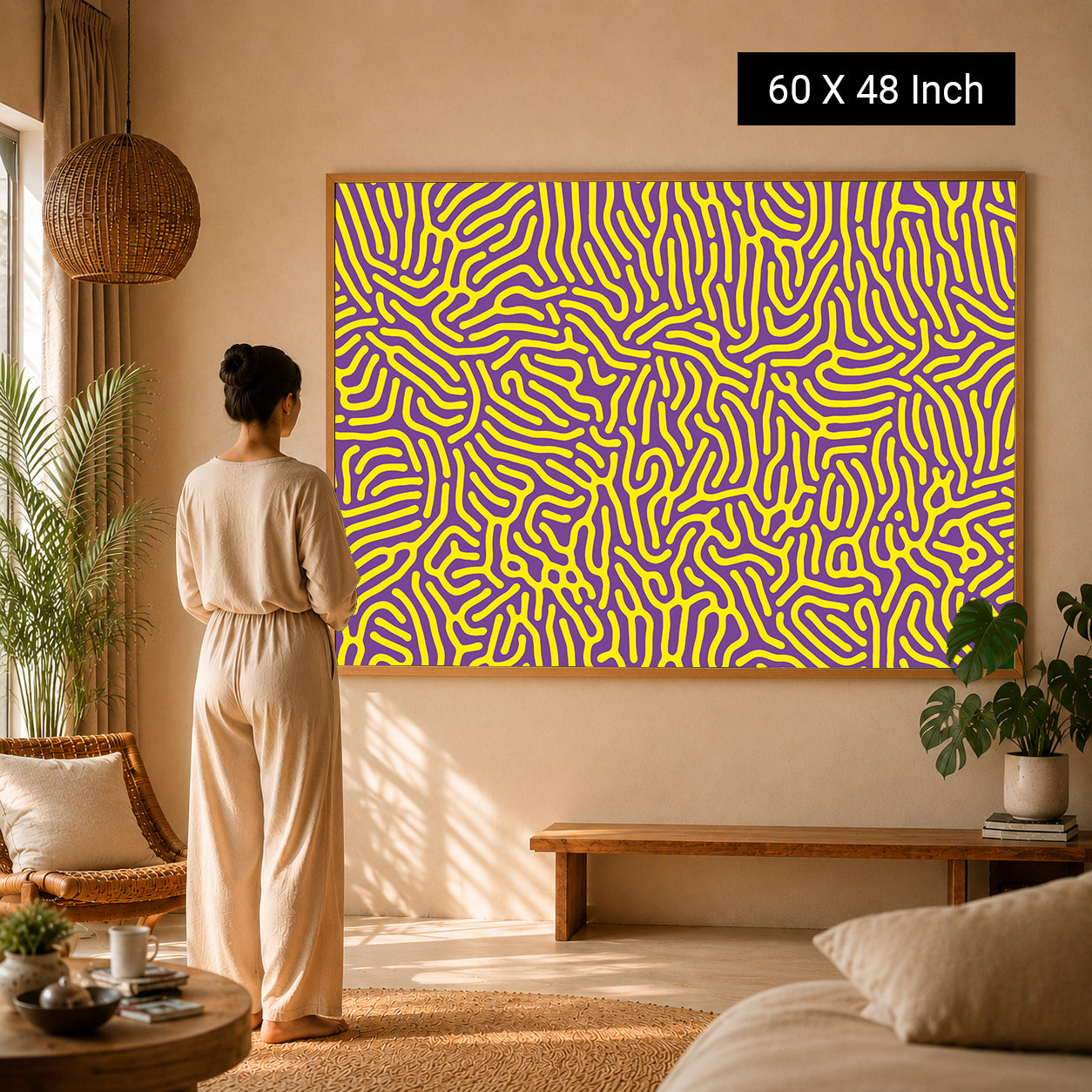 Gentle morning glow art print for daily mindfulness routines