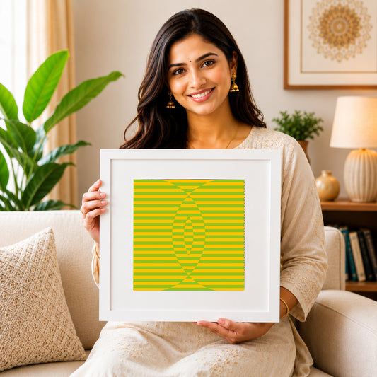 Healing chakra color print for meditation room.