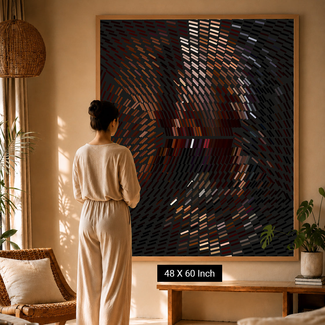 High-durability canvas wall artwork for high-traffic healthcare