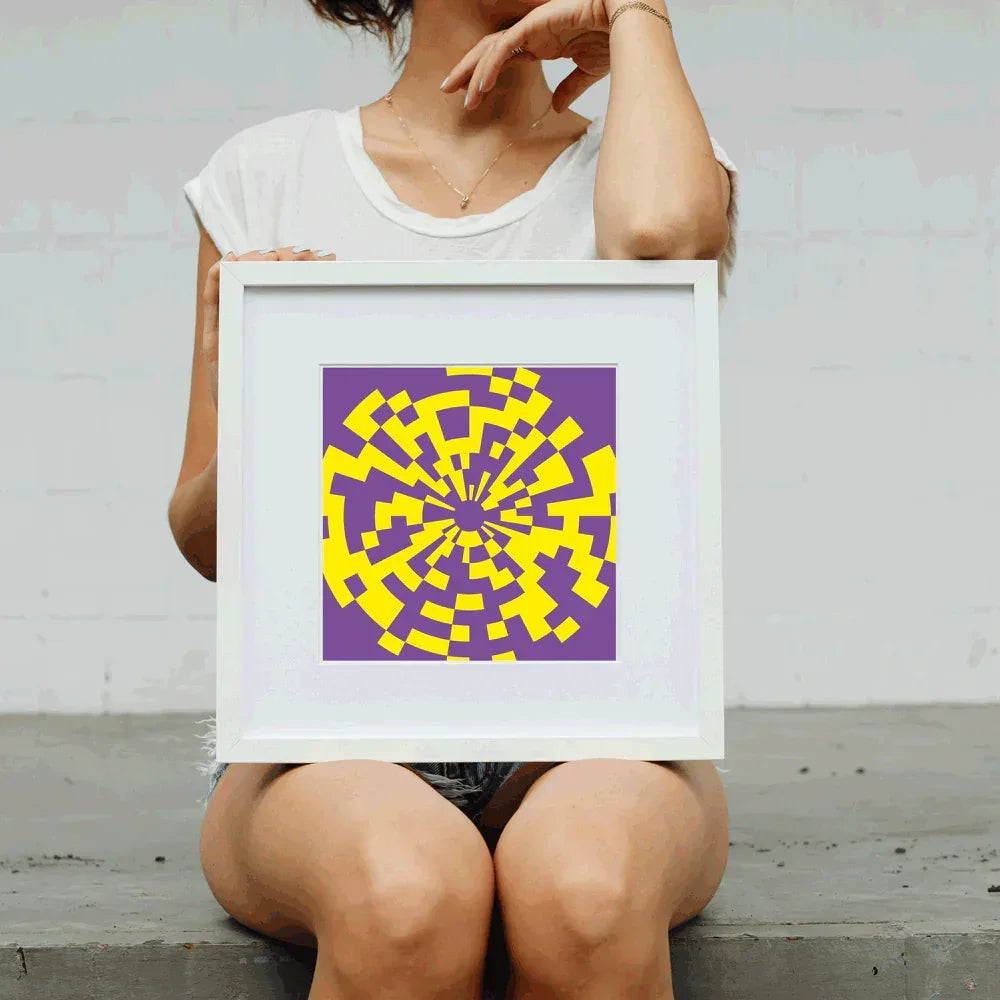 Ilu Art Therapy color psychology poster engineered for calm
