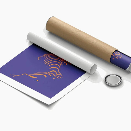Ilu Art Therapy grounding technique visual anchor art print