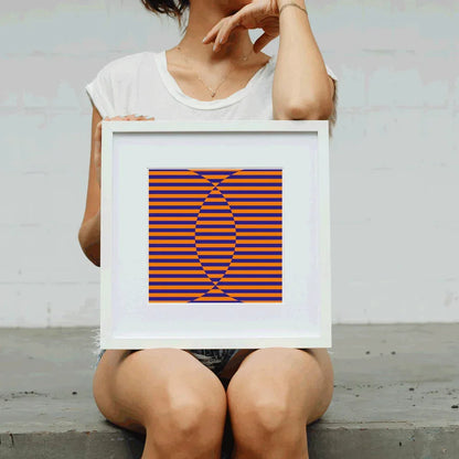 Ilu Art Therapy kinetic motion art poster for slowing thoughts