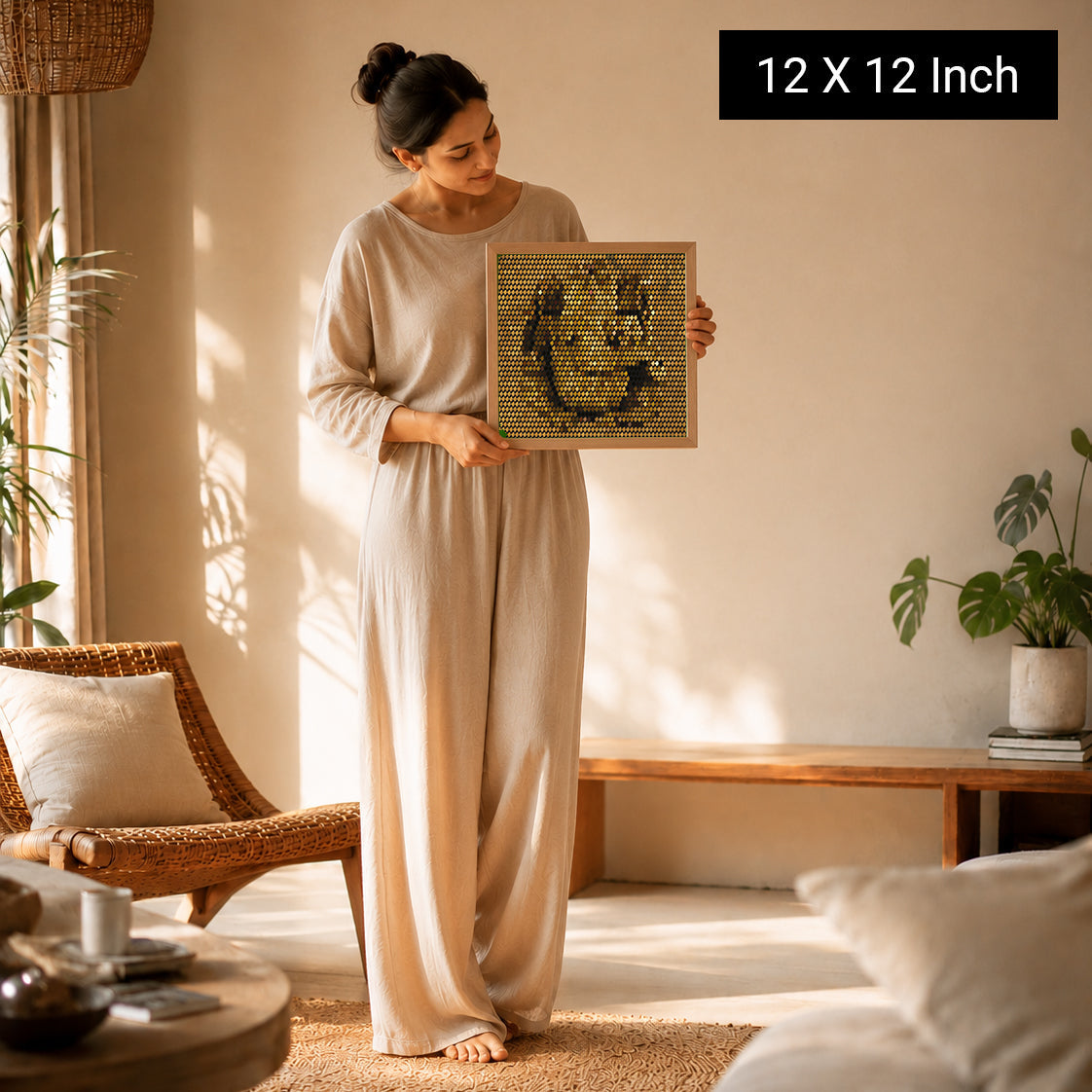 Ilu Art Therapy oversized statement canvas print for luxury homes