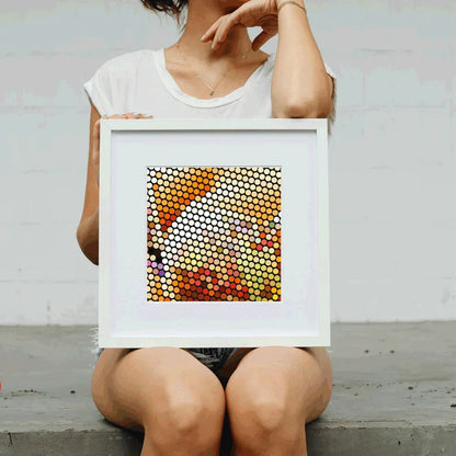 Ilu Art Therapy architectural lines poster for spatial structure
