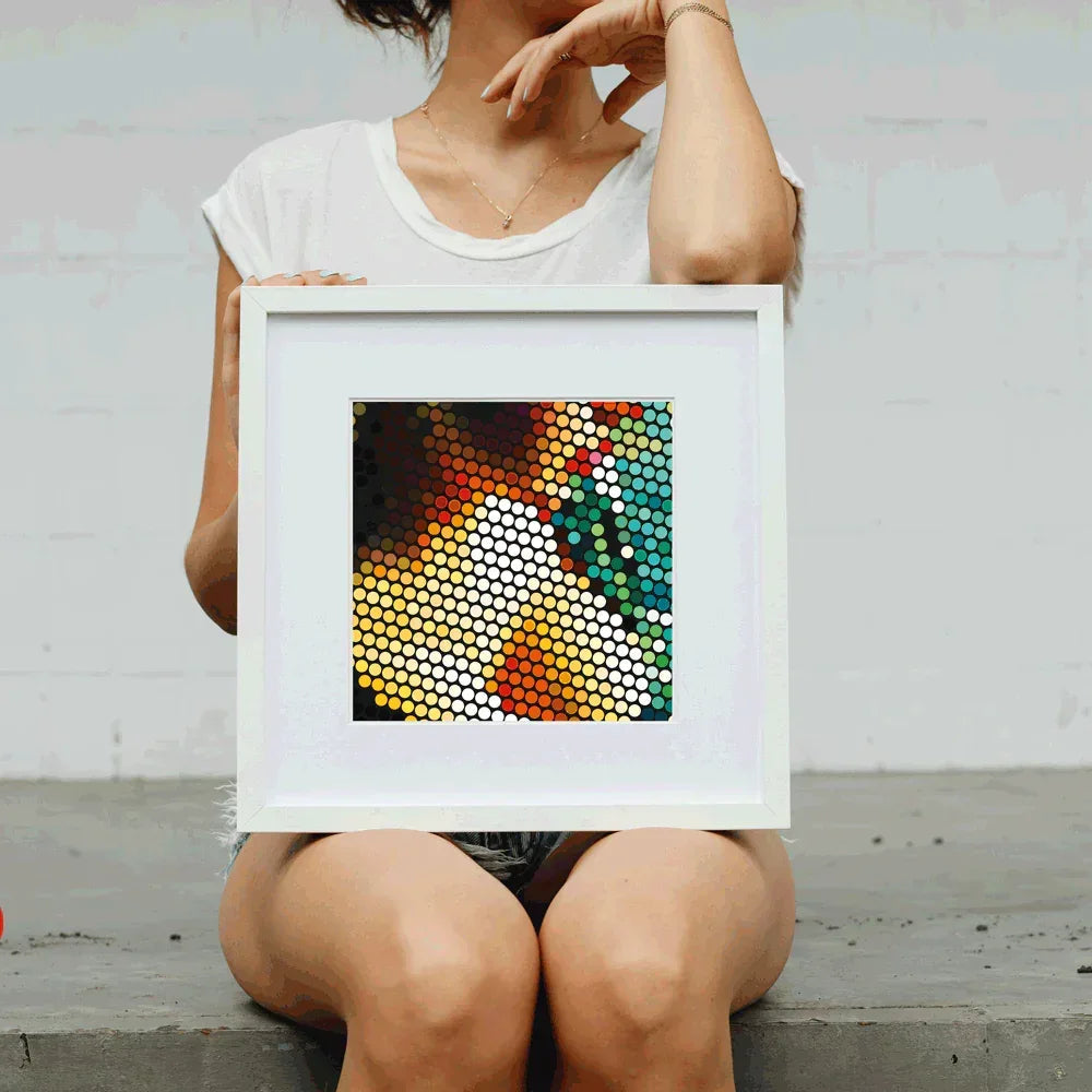 Ilu Art Therapy panic attack relief visual anchor art print