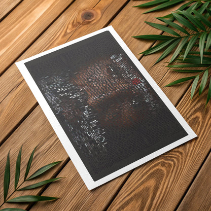 Japandi minimalist arch art print representing growth and peace