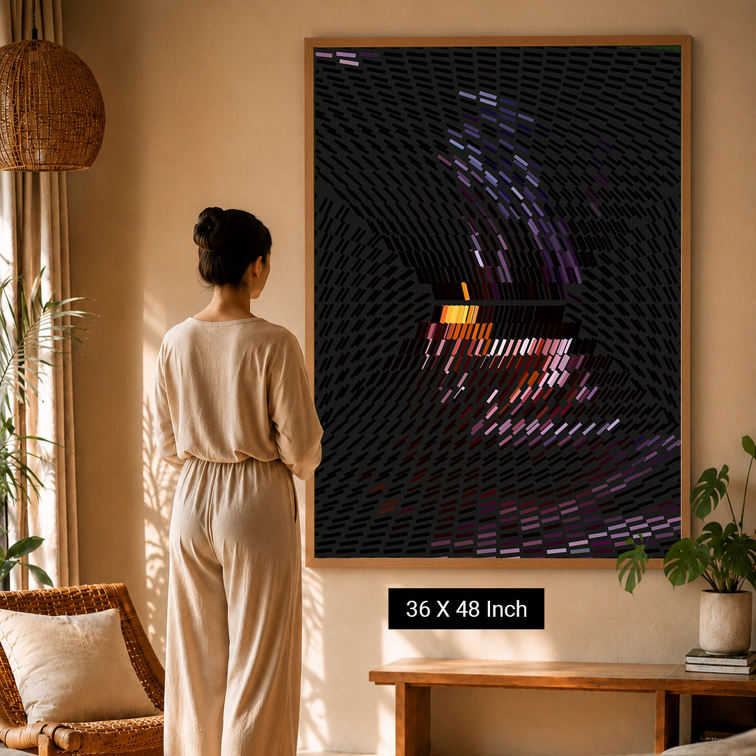 Lightweight ready-to-hang stretched canvas art for easy setup