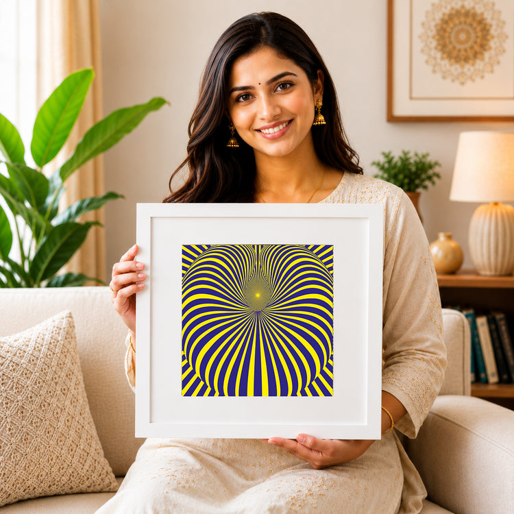 Safe Inside Dot Pattern Wall Art - Ilu Art Therapy