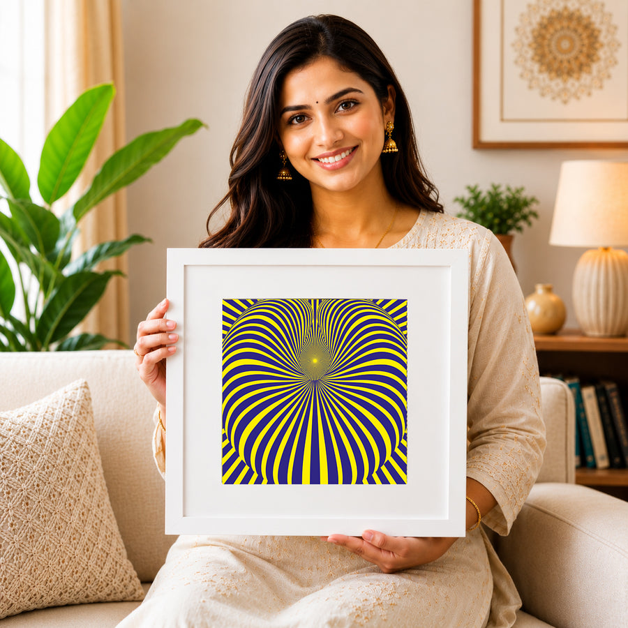 Safe Inside Dot Pattern Wall Art - Ilu Art Therapy