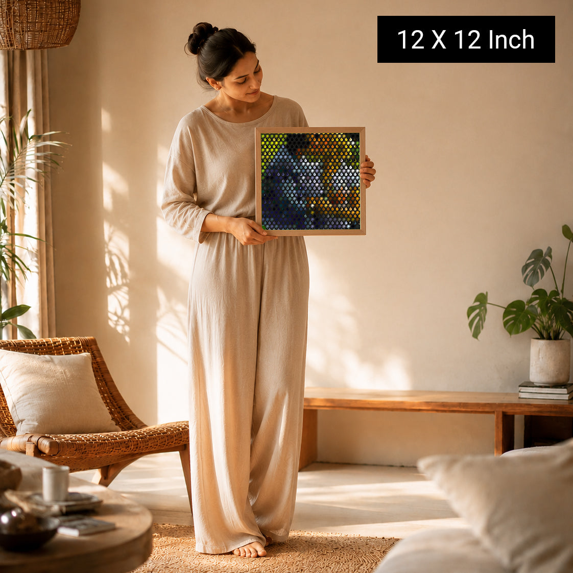 luxury therapeutic wall art for calming modern indian home interiors