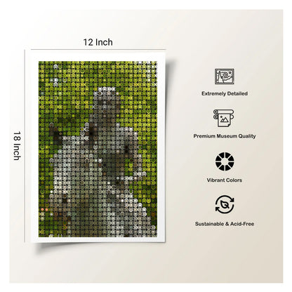 Mesmerizing kinetic wave print engineered for focus boosting