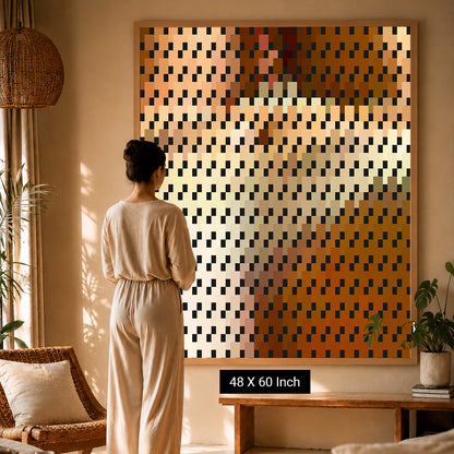 Minimalist Fibonacci spiral art print for natural visual clarity