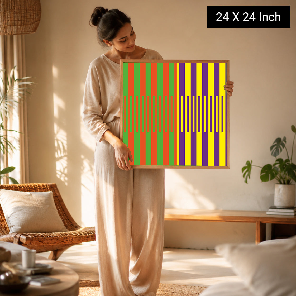 Minimalist optical line art for subtle visual engagement