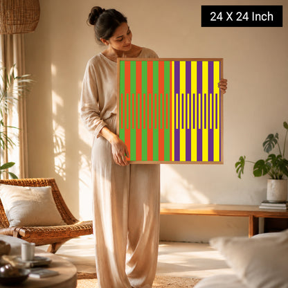 Minimalist optical line art for subtle visual engagement