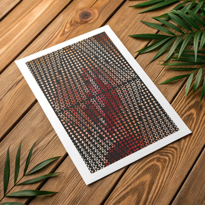 Minimalist organic wave poster for holistic wellness centers