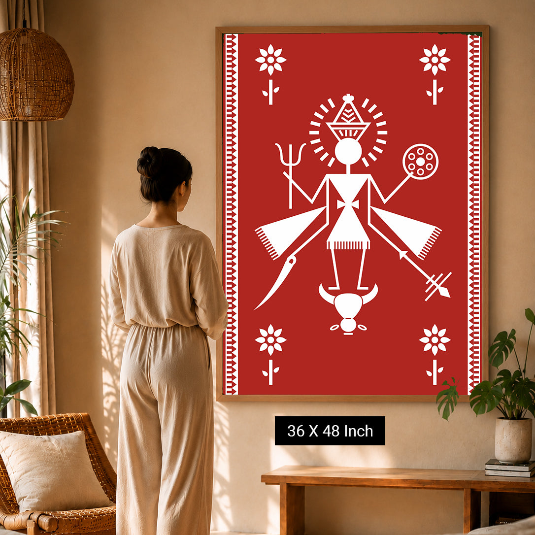 Minimalist sunset arch poster creating a warm cozy vibe