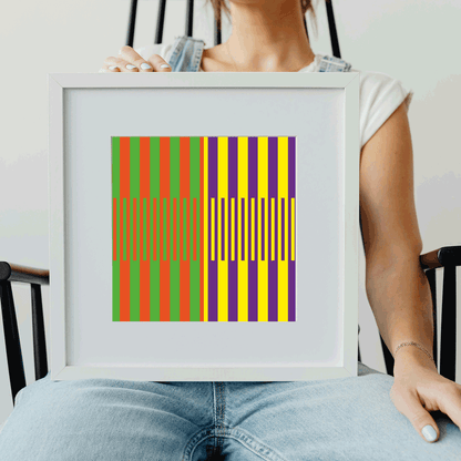 Modern therapeutic illusion artwork for contemporary living