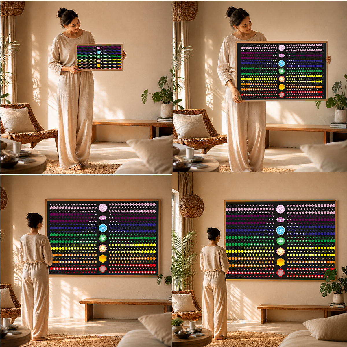 modern therapeutic paintings for cozy living room wall decoration