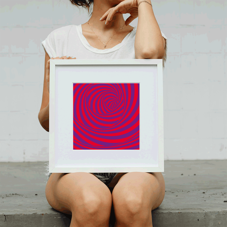 Statement Optical Illusion Wall Art - Ilu Art Therapy