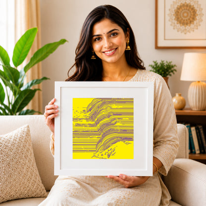 Nature-inspired therapeutic print for recovery rooms.