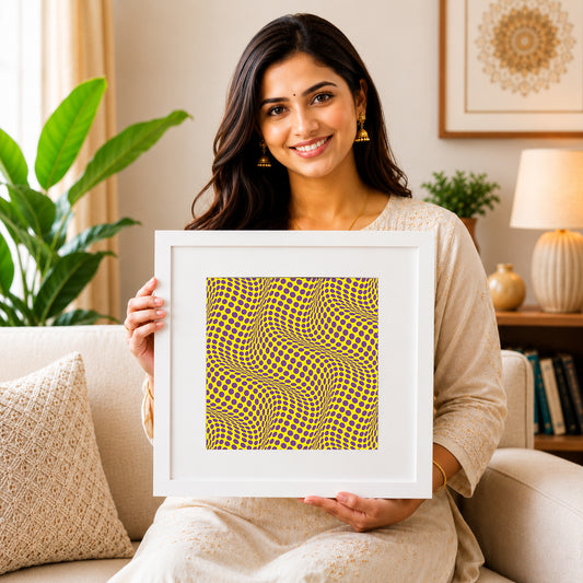 Nature-tone therapeutic print for healing environments.