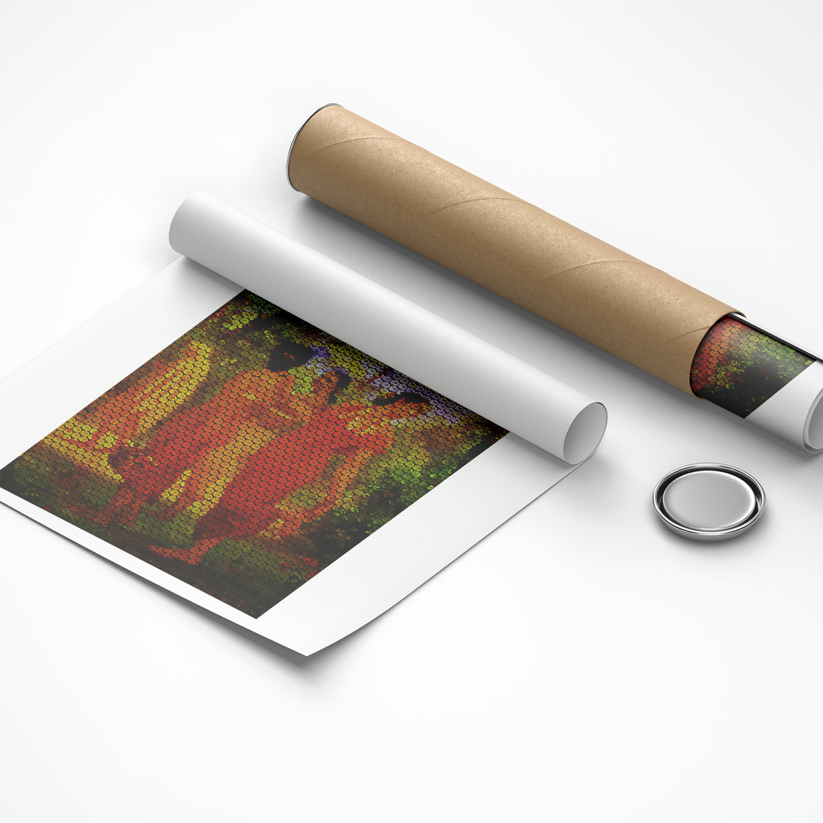 Nervous system soothing blur art print for visual rest
