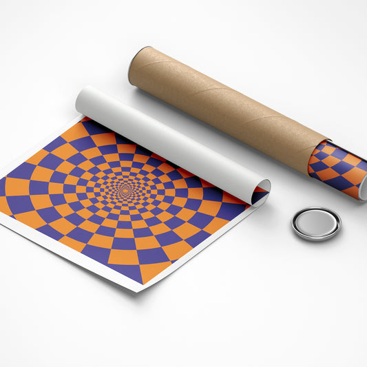 Oversized statement mandala canvas print for yoga and wellness hubs
