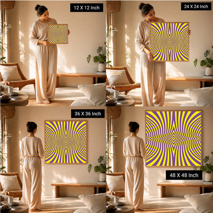 Designer geometric pattern wall art for sophisticated living spaces