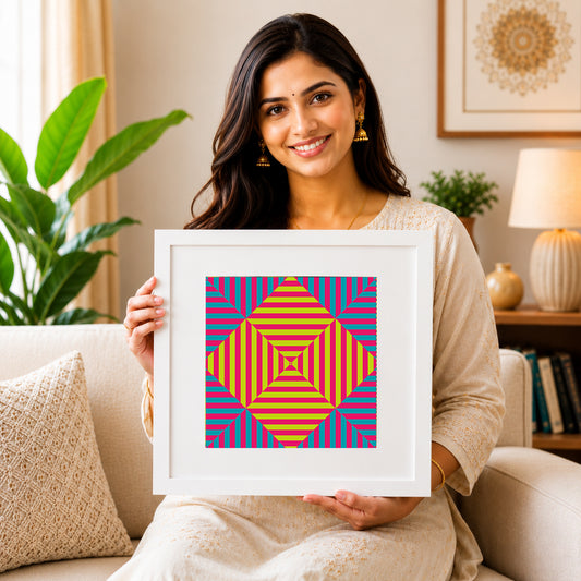 Peaceful water ripples poster for serene room transformation