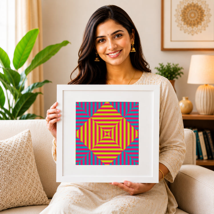 Peaceful water ripples poster for serene room transformation