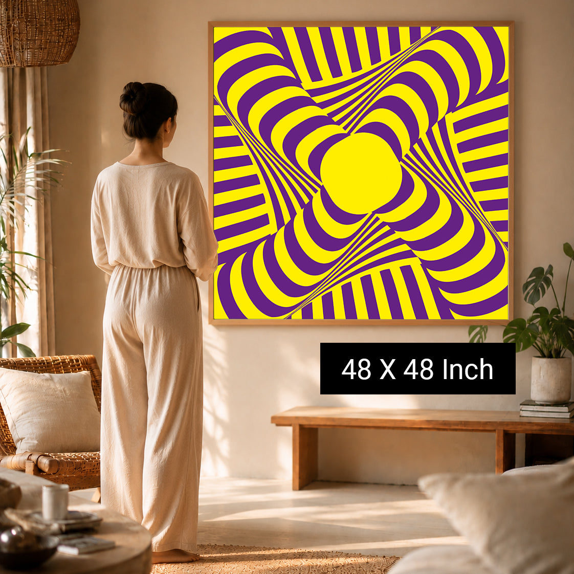 Peaceful aesthetic wall art for creating a cozy home safe haven