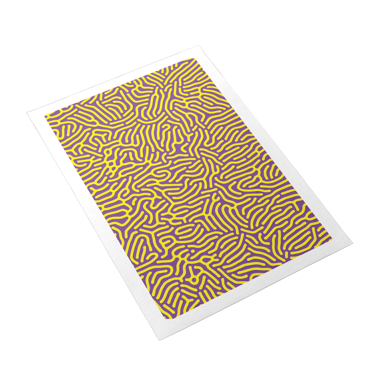 Peaceful dusk sky gradient print for therapy waiting areas