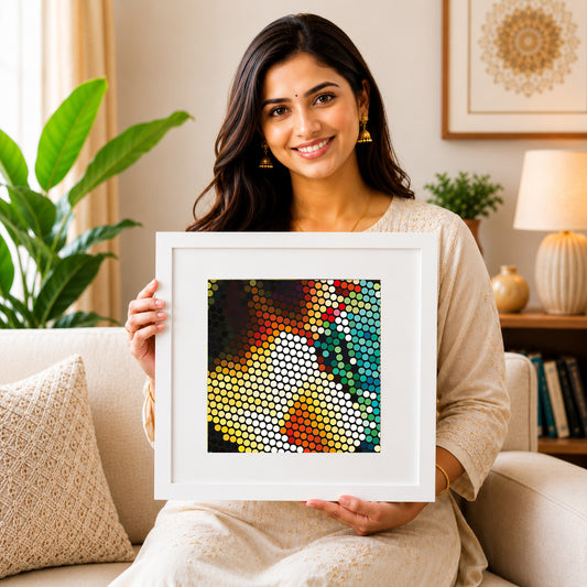 peaceful emotional wellness paintings for cozy bedroom and office interiors