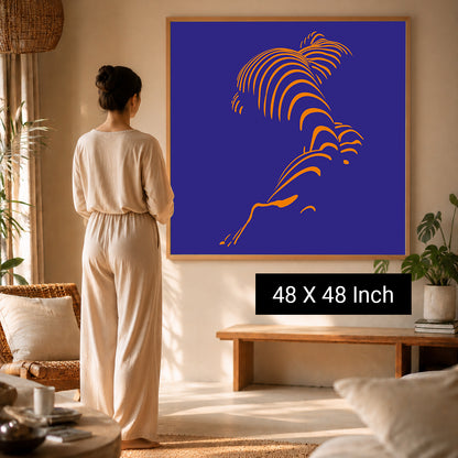 Peaceful home office decor artwork for stress-free productivity