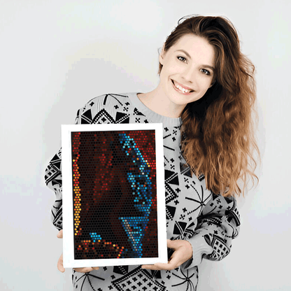 Premium canvas wall art with hand-stretched wooden frame