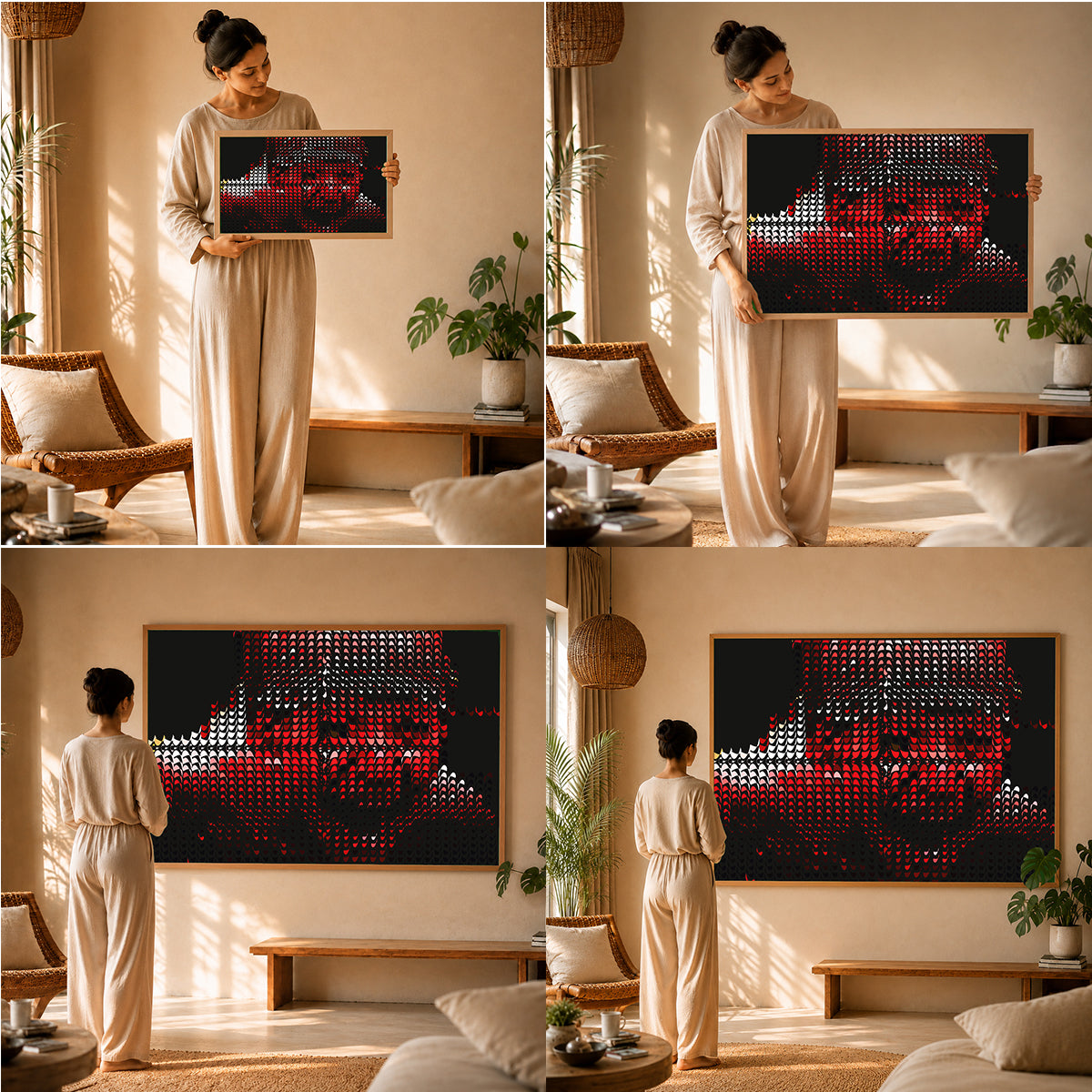 premium spiritual painting for calm bedroom decor and balanced home energy