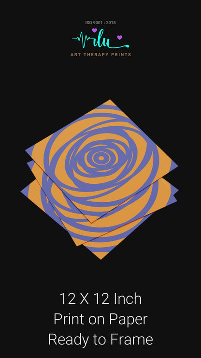 Psychedelic aura wall art to shift energy in healing spaces