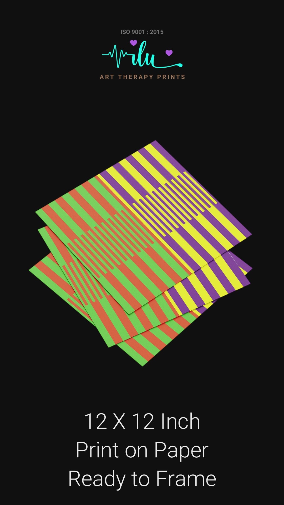 Therapeutic wall art collection for hospitals and health centres