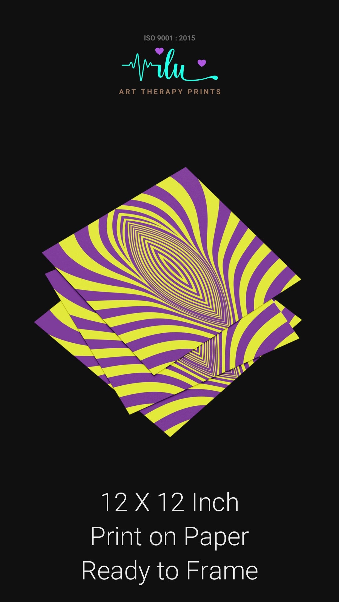 Psychedelic lotus wall art for spiritual healing spaces