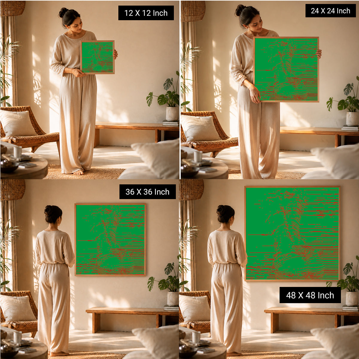 relaxing meditation inspired artwork for modern home interiors