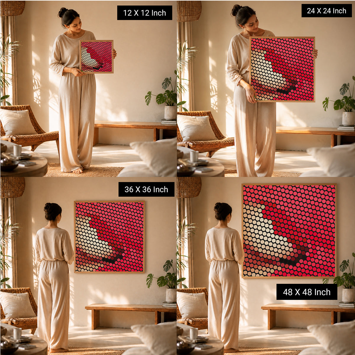 relaxing spiritual artwork for modern wellness inspired interiors