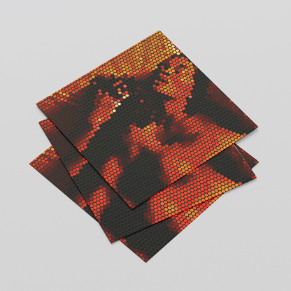 Restorative eye-break artwork for digital worker home office