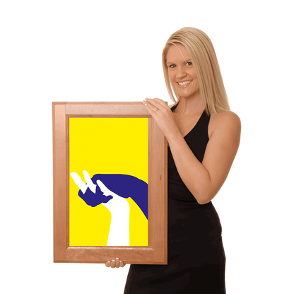 Rolled canvas print for custom local framing and mounting