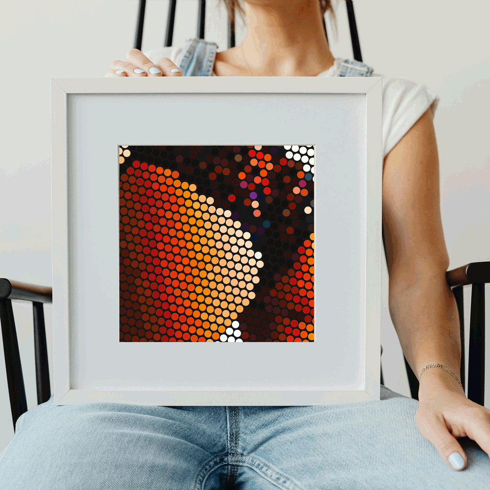 Science-backed serene color canvas print for home and office