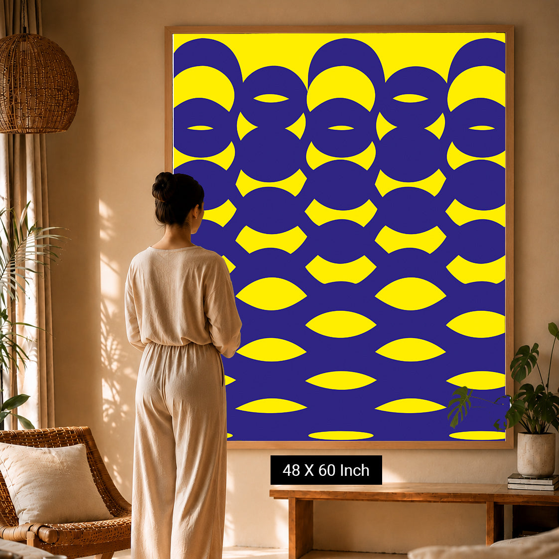 Science-backed visual art for lowering workplace anxiety